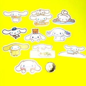 3/$20 10 pcs brand new waterproof Cinnamoroll stickers